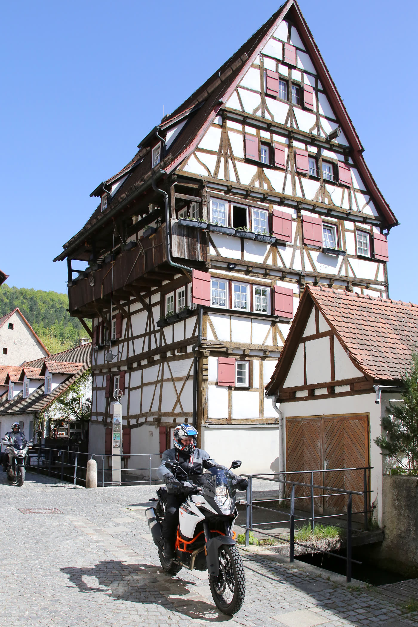 Fachwerkhäuser in der Altstadt von Blaubeuren